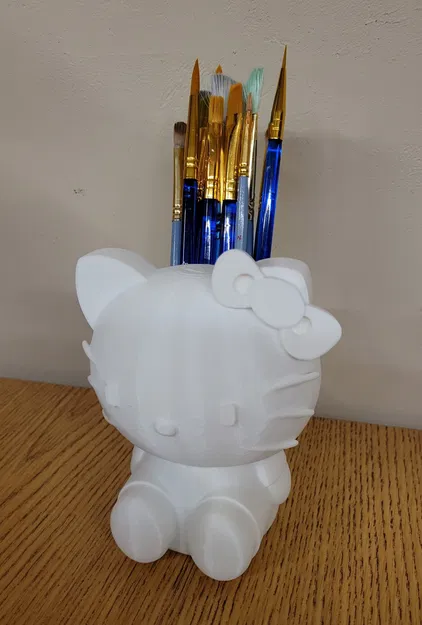 Ống cắm bút/cọ Hello Kitty - Image 1