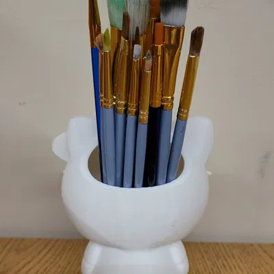 Ống cắm bút/cọ Hello Kitty