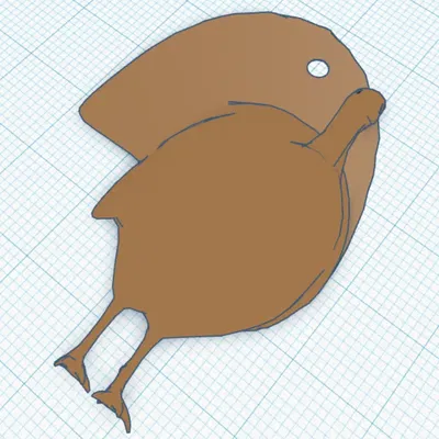 Móc Khóa Gà Tây Siêu Dẹp