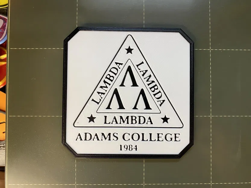 Đế lót ly Biểu tượng Lambda Lambda Lambda - Revenge of the Nerds - Image 2