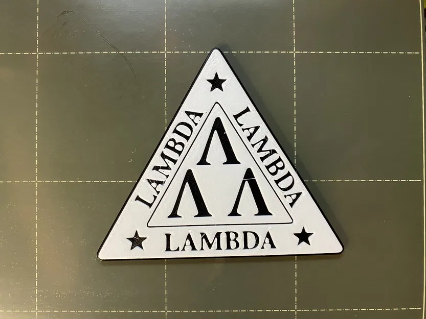 Đế lót ly Biểu tượng Lambda Lambda Lambda - Revenge of the Nerds - Image 3