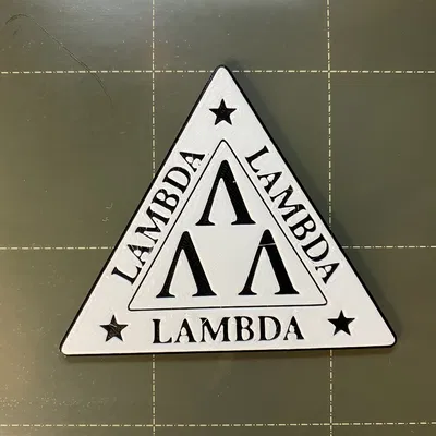 Đế lót ly Biểu tượng Lambda Lambda Lambda - Revenge of the Nerds