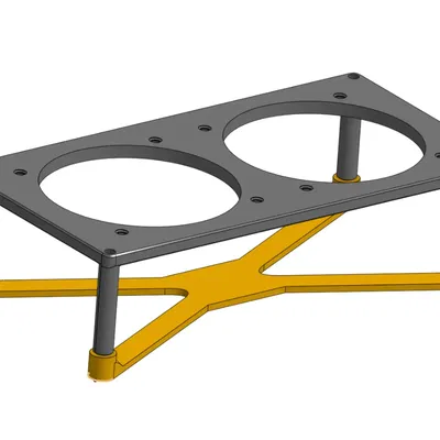 Giá đỡ + Chụp quạt tản nhiệt Fysetc Spider