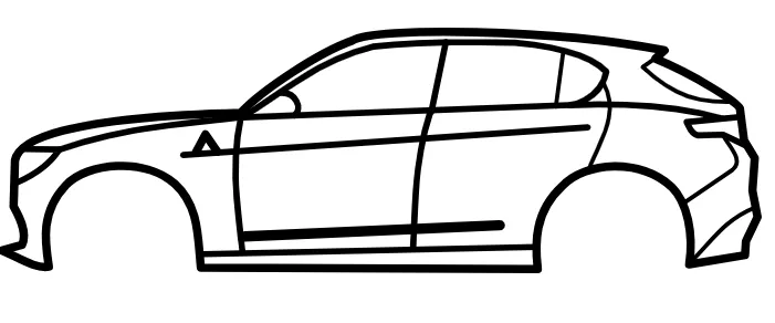 CarSilhouette - Alfa Romeo Stelvio (2016) - Image 1