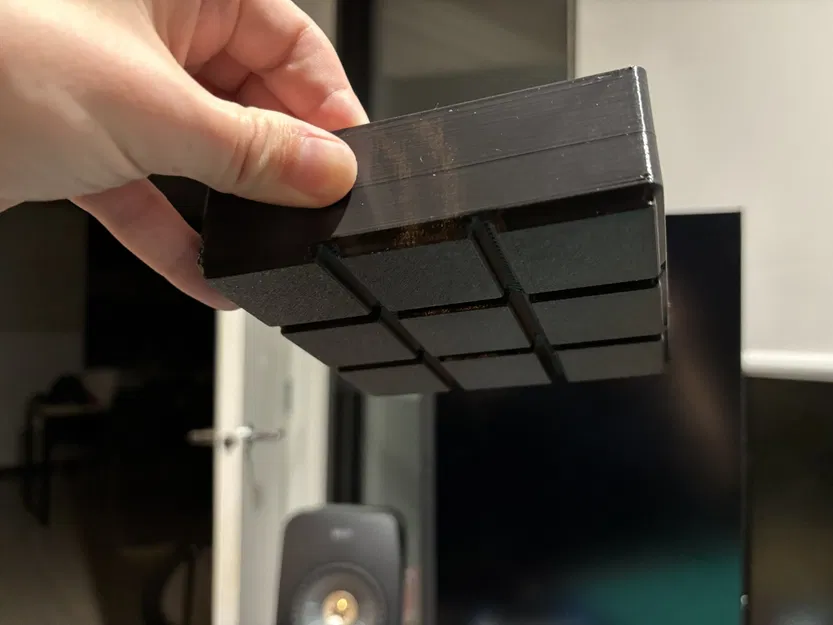 Đế Gridfinity 3x3 cho Tay vặn Bosch Ratchet (cao 5U) - Xếp chồng được - Image 3