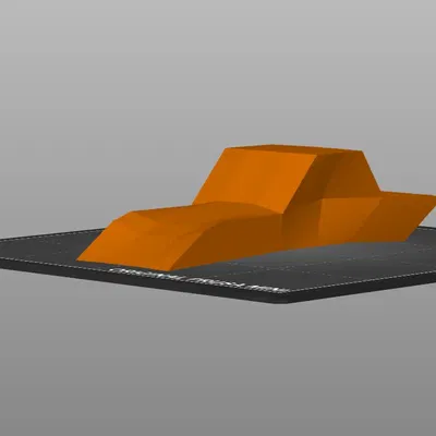 Cạp Đá Hình Xe Ô Tô Phong Cách Low Poly