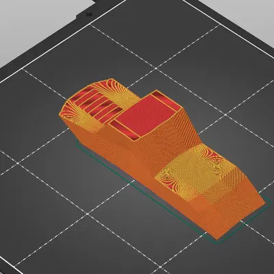 Cạp Đá Hình Xe Ô Tô Phong Cách Low Poly