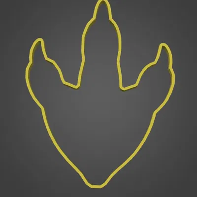 T-REX FOOTPRINT COOKIE CUTTER