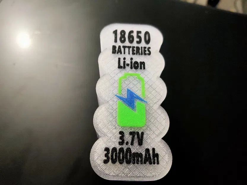 HỘP ĐỰNG PIN 18650 CÓ NẮP KHẮC CHỮ CHO HONEYCOMB STORAGE WALL - Image 1