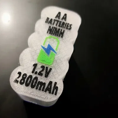 Hộp Đựng Pin AA Có Nắp Chữ Cho Tường Lưu Trữ Honeycomb