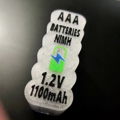 HỘP ĐỰNG PIN AAA CÓ NẮP CHỮ CHO TƯỜNG LƯỚI TỔ ONG