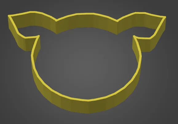 Pig cookie cutter - Image 1