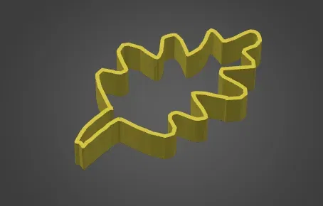 Leaf cookie cutter - Image 1