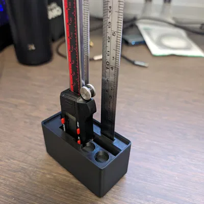 Ruler and Caliper Holder Gridfinity