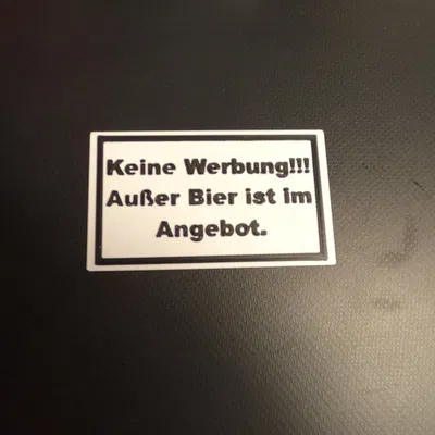 Tấm Biển Hộp Thư / Xin Đừng Bỏ Quảng Cáo