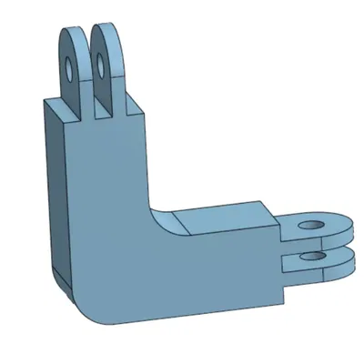 Ngàm xoay 90 độ cho GoPro