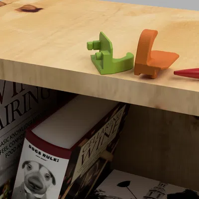 Hooks for utility shelves