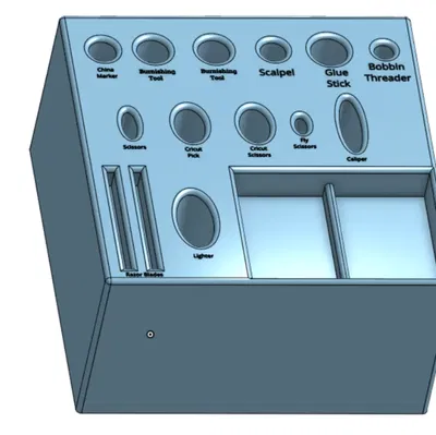 Rod building tool holder