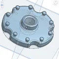 Rod building drum dryer hub - Thumbnail 1