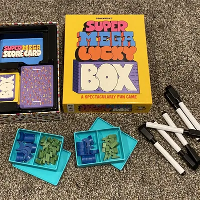 Khay Đựng Token, Vừa Vặn Hộp Card Card (Super Mega Lucky Box)