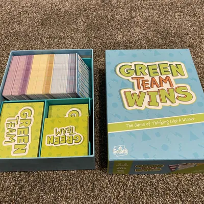 Green Team Wins Board Game Organizer