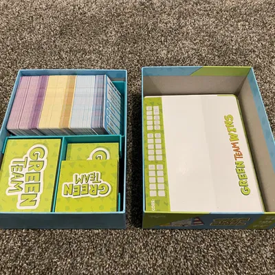 Green Team Wins Board Game Organizer