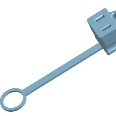 Nắp bọc ổ cắm điện - có dây nối