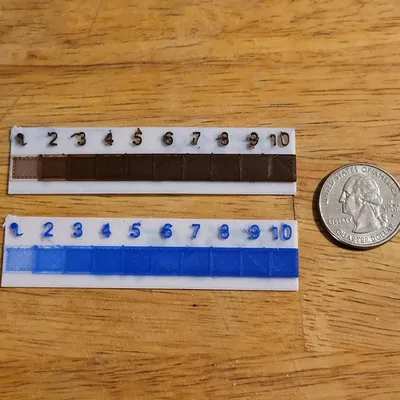 Hueforge TD Test Grids - Lưới Kiểm Tra Khoảng Cách Truyền Sợi Nhựa