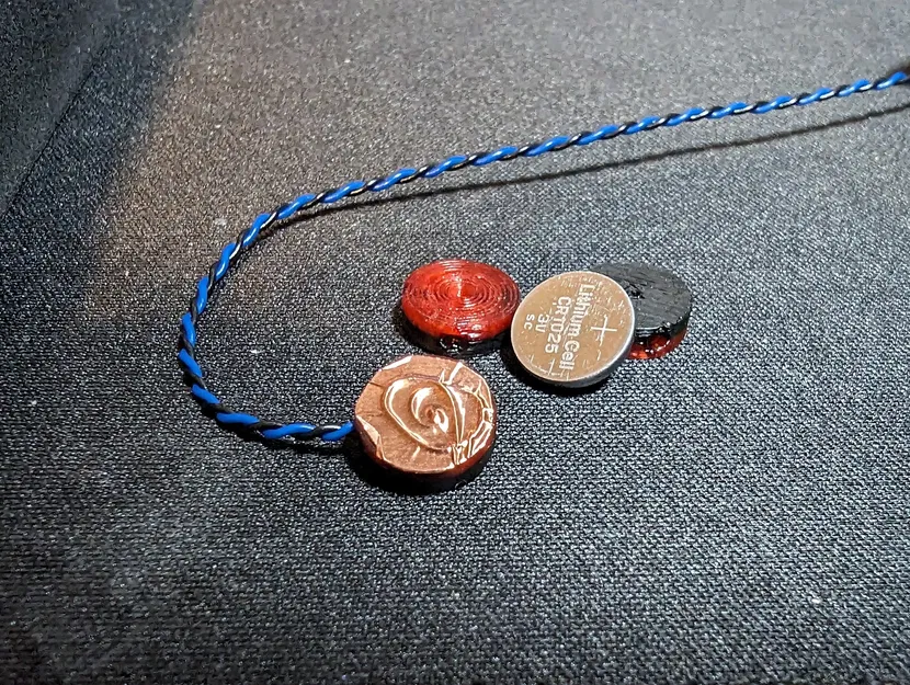 Bộ chuyển đổi pin cúc áo CR1025 có dây - Image 1