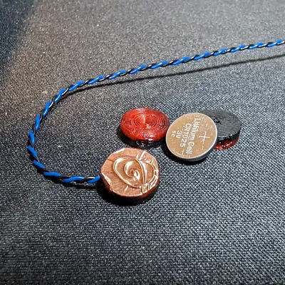 Bộ chuyển đổi pin cúc áo CR1025 có dây