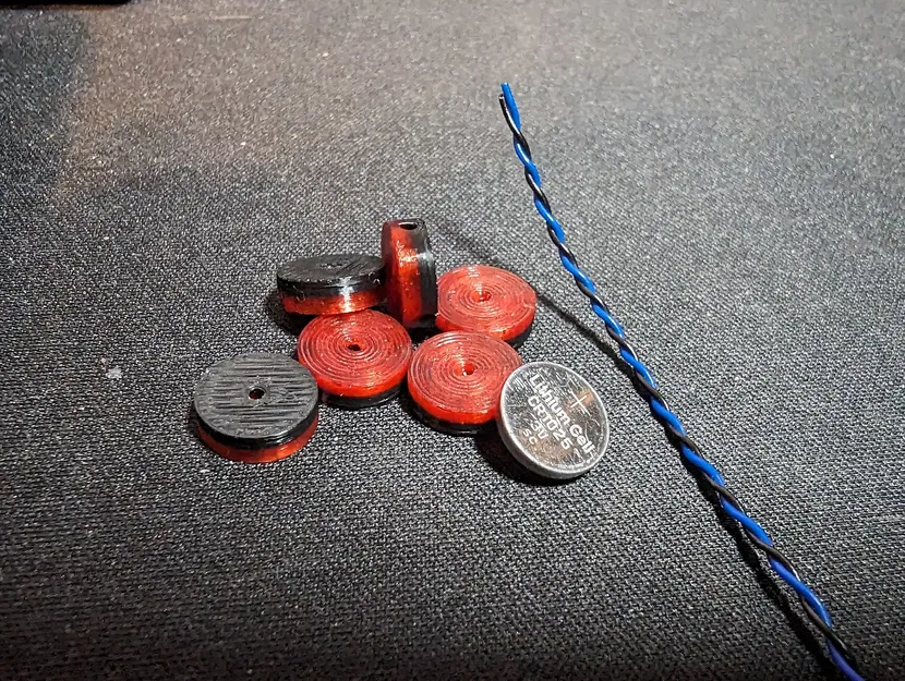 Bộ chuyển đổi pin cúc áo CR1025 có dây - Image 2