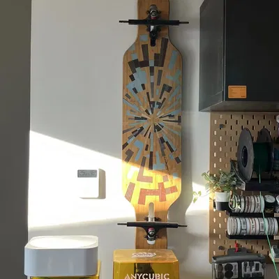 Giá Treo Ván Trượt Dài Lên Tường