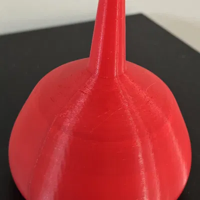 Funnel with narrow stem