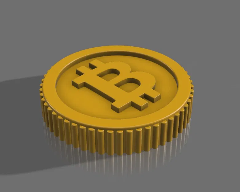 Mô hình Đồng Bitcoin (BTC) in 3D - Image 3