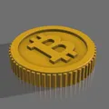 Mô hình Đồng Bitcoin (BTC) in 3D - Thumbnail 3