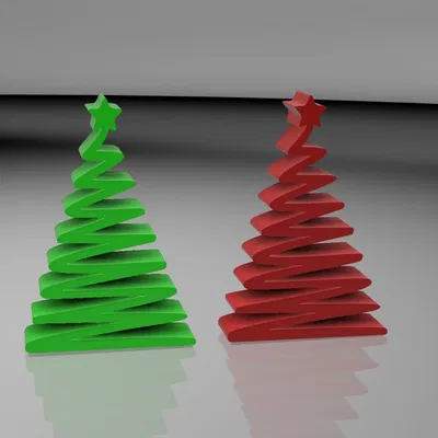 Cây Thông Noel Đơn Giản - Dễ In