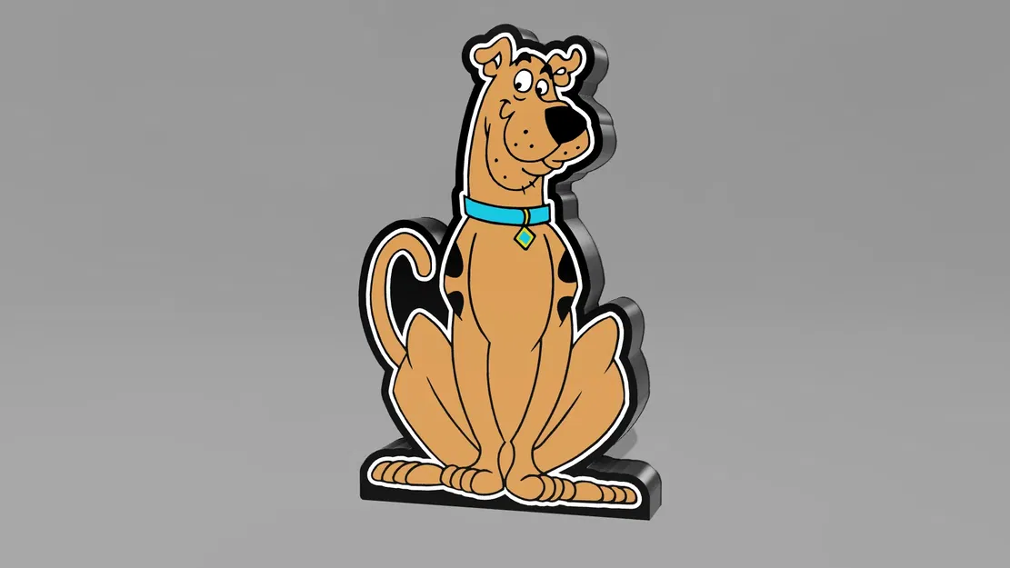 Đèn LED Hộp Scooby-Doo 3D - Image 1