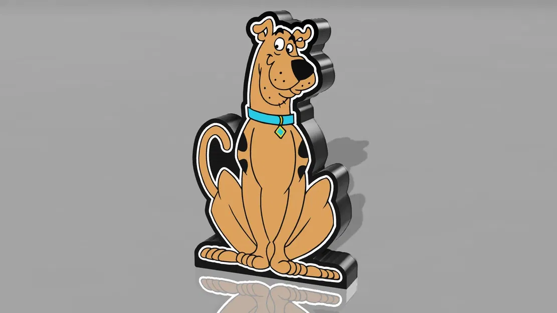 Đèn LED Hộp Scooby-Doo 3D - Image 2