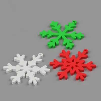 3 Bông Tuyết - Móc Treo Cây Thông Noel