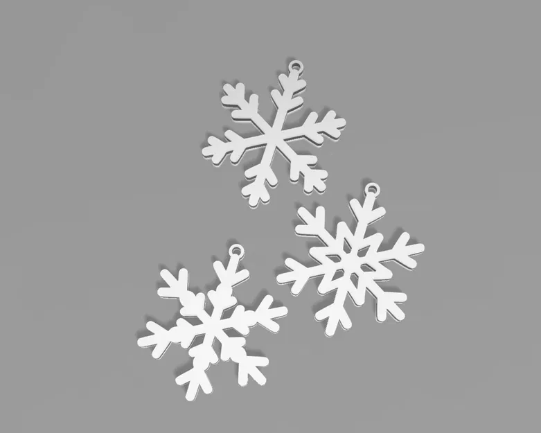 3 Bông Tuyết - Móc Treo Cây Thông Noel - Image 2