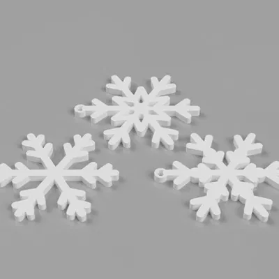 3 Bông Tuyết - Móc Treo Cây Thông Noel