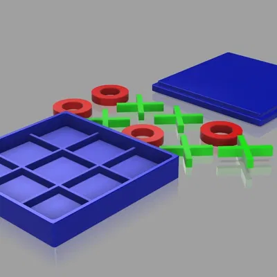 Tic-Tac-Toe 3D Model