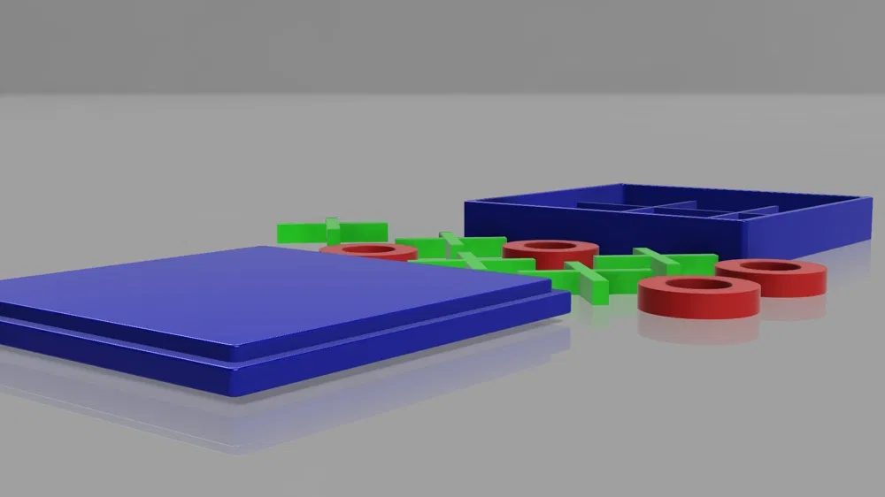 Tic-Tac-Toe 3D Model - Image 2