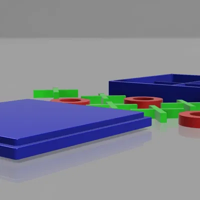 Tic-Tac-Toe 3D Model