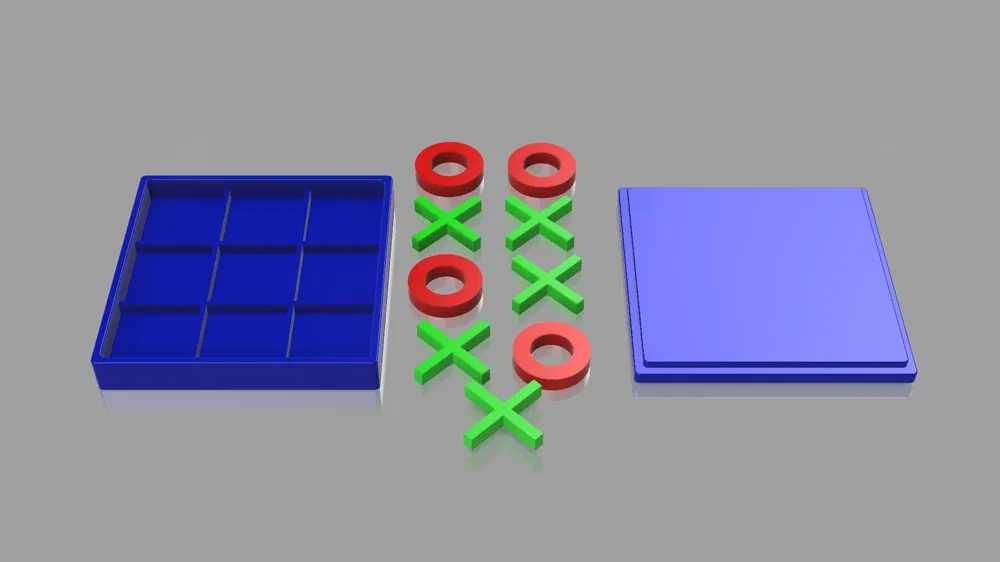 Tic-Tac-Toe 3D Model - Image 3