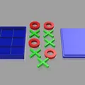 Tic-Tac-Toe 3D Model - Thumbnail 3