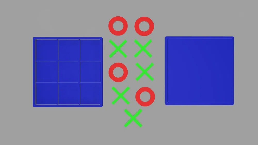 Tic-Tac-Toe 3D Model - Image 4