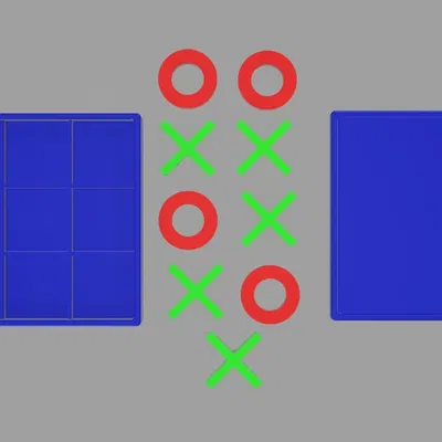 Tic-Tac-Toe 3D Model