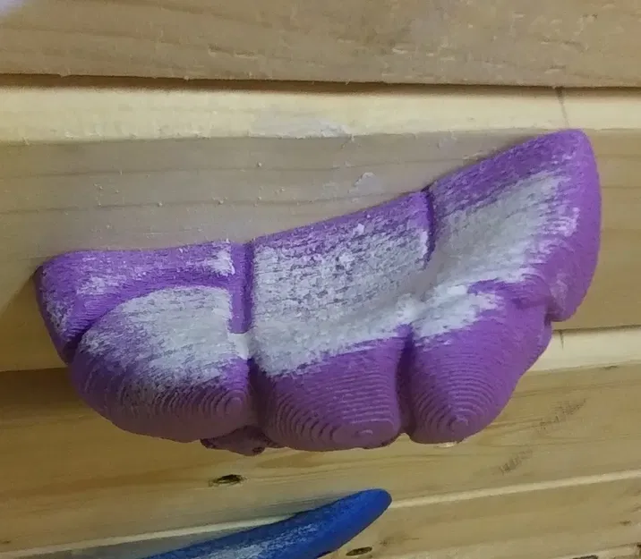 Purple Cobble Ledge Climbing Hold - Image 1