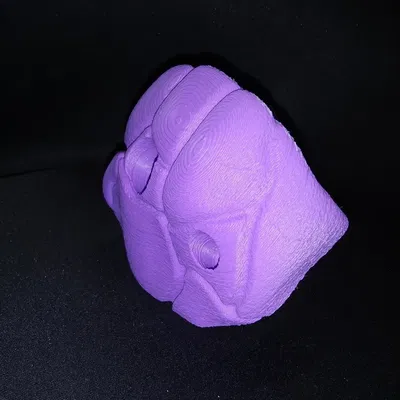 Purple Cobble Ledge Climbing Hold